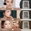 Emitto Hollywood Mirror Vanity Makeup Mirror with 4