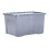 Wham Wham Crystal 60L Box & Lid (Pack 3, Smoke (Black)) 3
