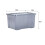 Wham Wham Crystal 60L Box & Lid (Pack 3, Smoke (Black)) 4