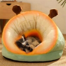 Small and medium-sized dog and cat plush pet beds, comfortable teddy bear sleeping nests, warm puppy cave houses,
