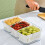Snack Box Container Reusable Snackle Containers Outdoor Fruit Boxes Snack Plates Storage Container with Lid B 6