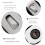 Butane Torch Lighter Windproof Double Jet Flame, Refillable Adjustable, Fuel Window, Black 4