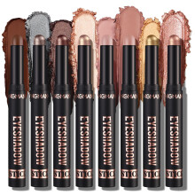 Eyeshadow Stick Set 8 Colors Creamy Shimmer and Matte Waterproof LongLasting Eye Makeup
