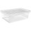 Muddy Hands Pack of 2 - Clear Plastic Under Bed Storage Boxes with Lids - 32 Litre Capacity - Stackable & Durable Container for Clothes, Shoes, 2