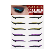 12pcs Waterproof Reusable Eyeliner Stickers for Women, Easy Apply SelfAdhesive Long Lasting