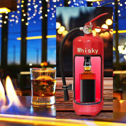 Fire Extinguishers  Bar, Novelty Fire Extinguishers  Bar Recycle  Cave  Gift for Whisky Loving Fireman 2