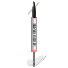 Microblading Eyebrow Pen Light Brown 2in1 Brow Pen and Sealing Gel 24H Hairlike Strokes