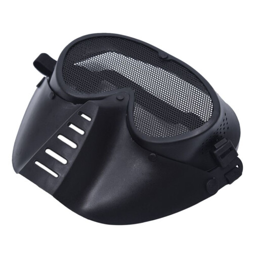 10X Mask Airsoft Protective Mask Paintball Black New 2