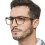 Blue Light Blocking Computer Glasses for Men, Reduce Digital Eye Strain, 7100 Black 2