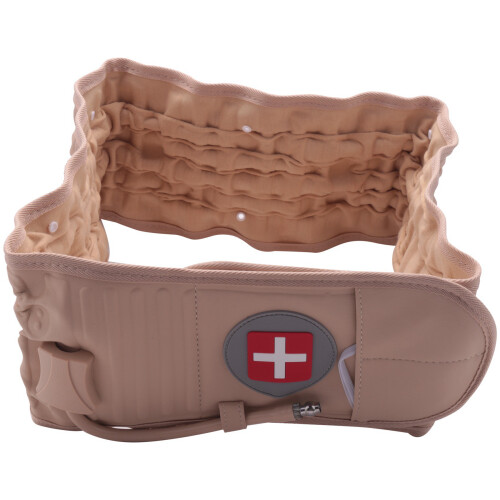 2X Lombar Spinal-Air Back Belt TraçãO um Ar Cintura Dor Cintura Inferior Apoio Lombar Fit para 29 Polegadas -49 Polegadas 2