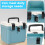 KTCINA Lockable Storage Box, Small Combination Safe Box with Combination Lock and Handle Medication Lockable Container Portable Locked Storage 3
