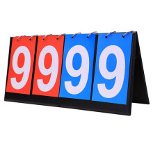 2X 4 Digit Score Board Basketball Soccer Scoreboard for Basketball Football Badminton Volleyball Table Tennis
