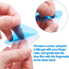 200PCS EMS Gel Pad, Electrode Gel Replacement Pad, EMS Absorbent Gel Pad, Abdominal Muscle Trainer Accessories