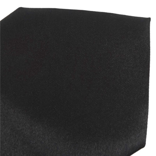 10X Men Solid Black Polyester Zip  Necktie Smooth Zipper Tie 2