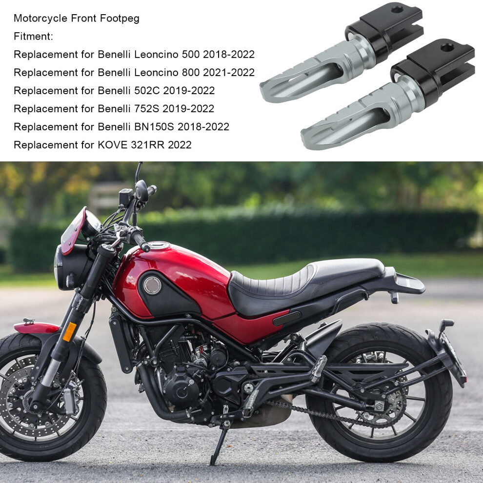Replacement Footpegs Benelli Leoncino 7340572411488