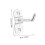 Pegboard Hooks 12 Pack, LIFKOME Metal Pegboard Tool Hooks for Garage Workshop Storage 2