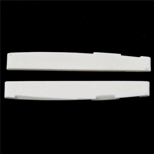 6 String Acoustic Bone Bridge Gitarre Schlitzsattel Gitarrenteile (10Er Pack) 2