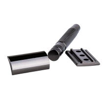 2X Sicherheits Rasier Messer mit Doppelter Schneide für Herren Barber Rasier Messer Halter Rasier Messer für Herren Rasier Klingen für Herren