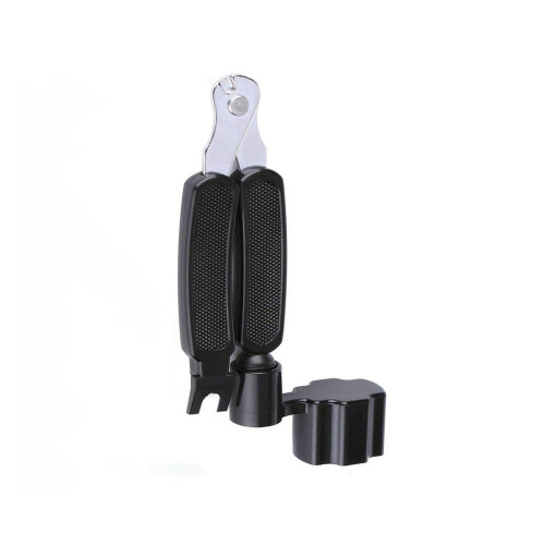 Guitar Accessories Kit ThreeinOne String Winder Cutter Puller with Quick Key Change Capo and Picks 1