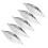 5Pcs Silver Metal Lace Making Shuttle Comfortable Hand Craft Tool Set 10