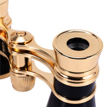 2X Schwarz 3X25 Opera Fernglas Beschichtetes Objektiv Teleskop Opera Glåser Beschichtete Theater Glas Dame Glas Griff Frauen Mädchen Geschenke