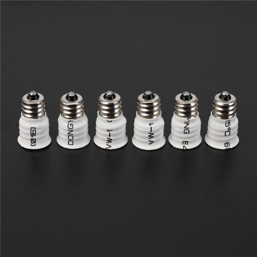 24-Pack E12 to E14 White Bulb Converter LED Light Holder Lamp Adapter Socket Changer High Quality 1