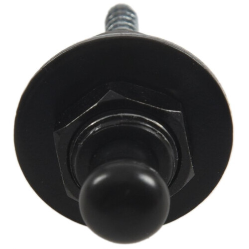 4X Attache Curroie Sangle Strap Lock Noir pour Guitare Basse Electrique 2