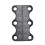 Magnetic Shoe Closure Fast Shoelace Closing 4 Pair (Black) 2