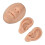 Silicone Ear & Nose Practice Model - Medium Skin, 9.3x6.8cm 9