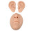 Silicone Ear & Nose Practice Model - Medium Skin, 9.3x6.8cm 15