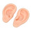Silicone Ear & Nose Practice Model Light Skin 3D Piercing Display 4