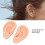 Silicone Ear & Nose Practice Model Light Skin 3D Piercing Display 8