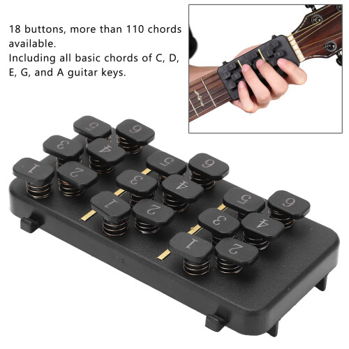Guitar Chord Changer Learning Aid for Beginners, Finger Placement Guide and Practice Support 1