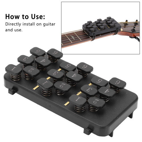Guitar Chord Changer Learning Aid for Beginners, Finger Placement Guide and Practice Support 2