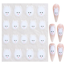SelfAdhesive 3D Cat Nail Art Stickers Cute Cat Decals for Manicure and Craft Decorations
