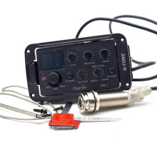 2X Cherub GB-1 Acoustic Guitar Preamp Guitar Equalizer 3-Band EQ Equalizer with Piezo Pickups