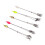 5 Stück Stahl-Regenbogen Angel-Rigs 18cm, 5 Arme Köderzubehör 4