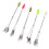 5 Stück Stahl-Regenbogen Angel-Rigs 18cm, 5 Arme Köderzubehör 8