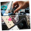 Self Adhesive Guitar Pick Holder with Spring Loaded Access for Secure Compact Pick Storage 5