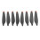 Double-Sided Stripe Drone Propellers for Mini 3 Pro 75x17mm Orange Tips 14