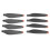 Double-Sided Stripe Drone Propellers for Mini 3 Pro 75x17mm Orange Tips 16