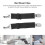 Sheet Straps Black 2pcs Adjustable Bed Sheet Holder Clips with Flexible Elastic for Easy Bedding 2