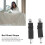 Sheet Straps Black 2pcs Adjustable Bed Sheet Holder Clips with Flexible Elastic for Easy Bedding 3