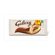 Galaxy Smooth Milk Chocolate Bar 180g (Pack of 20)