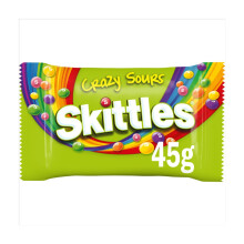 Skittles Vegan Chewy Crazy Sour 45g (Pack of 36)