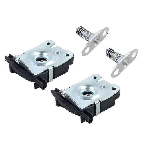 4 PCS Hood Lock Catch Latch for BMW E46 E39 E52 E53 - Black/Silver 2