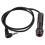 2X Guitar Pickup Cable Piezo Cable End Pin Jack Guitar Adapter Stereo Instrument Cable 1