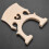 2X Professional Cello Bridge for 3/4 Size Cello Exquisite Maple Material 5