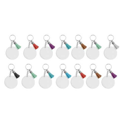 450PCS Sublimation Blanks Keychains Bulk, Keychains Ornament Set for Crafts, Jewelry Making