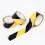 2 Packungen, Warnband, 4,5 cm x 16 m, gelb schwarz 2